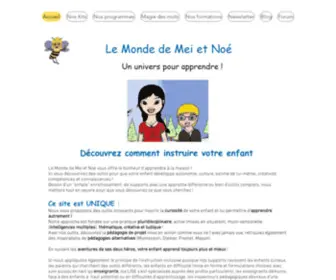 Lemondedemeietnoe.com(Ecole à la maison) Screenshot