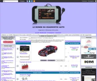 Lemondedudiagauto.com(Le monde du diag auto) Screenshot
