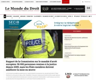 Lemondedudroit.fr(Le Monde Du Droit) Screenshot