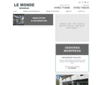 Lemondemenswear.com(Le Monde Menswear) Screenshot