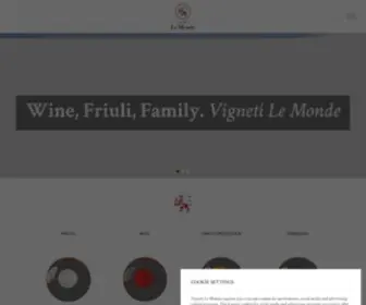 Lemondewine.com(Vigneti Le Monde) Screenshot