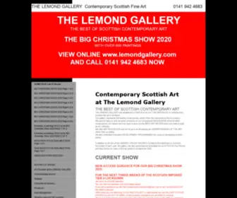 Lemondgallery.com(The Lemond Gallery) Screenshot