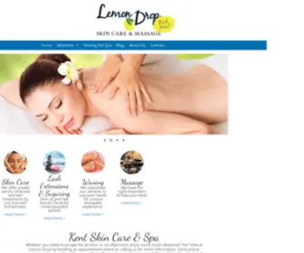 Lemondropskincare.com(Lemon Drop Skin Care and Massage) Screenshot