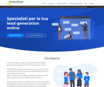 Lemonfour.it(Online Lead Generation) Screenshot