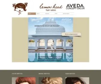 Lemonheadsalon.com(Lemon Head Hair Salon) Screenshot