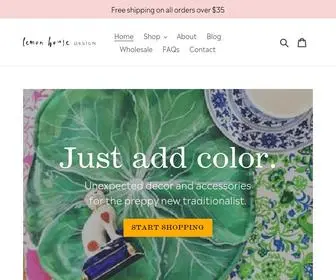 Lemonhousedesign.com(Lemon House Design) Screenshot