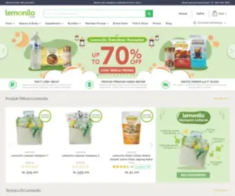 Lemonilo.com(Portal Belanja Bikin Hidup Sehat Lebih Mudah) Screenshot