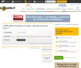 Lemoniteur-Emploi.com(Offres d'emploi et actualité btp) Screenshot