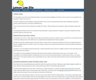 Lemonlaw.site(Lemon Law) Screenshot