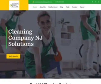 Lemonlimeclean.com(NJ Cleaning Service) Screenshot