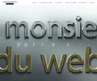 Lemonsieurduweb.fr(Le monsieur du web) Screenshot