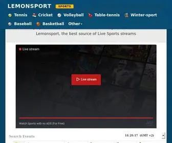Lemonsport.live(Lemonsport Sports Live Streams) Screenshot
