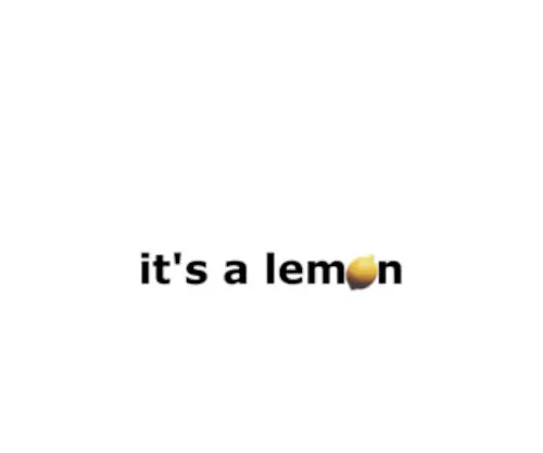 Lemons.se(It's a lemon) Screenshot