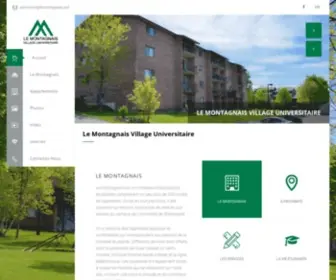 Lemontagnais.com(Le Montagnais Village Universitaire) Screenshot