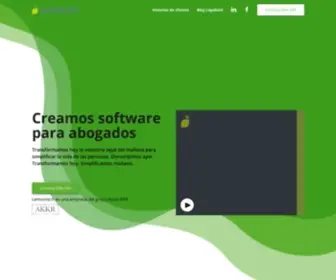Lemontech.com(Creamos software para abogados) Screenshot