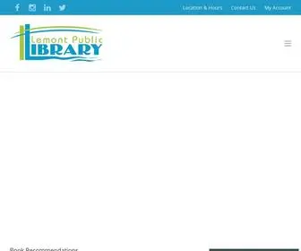 Lemontlibrary.org(Lemont Public Library) Screenshot