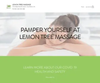 Lemontree-Massage.com(Lemon tree massage) Screenshot