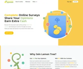 Lemontreeopinions.ca(Lemontreeopinions) Screenshot