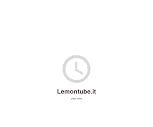 Lemontube.it(Lemon tube tv) Screenshot