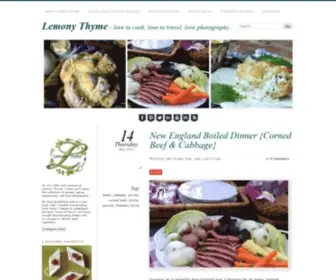 Lemonythyme.com(Lemony Thyme) Screenshot