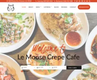 Lemoosecrepecafe.com(We are The Top 5 Best Thai Food Fremont Restaurant) Screenshot