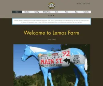 Lemosfarm.com(Lemos Farm in Half Moon Bay) Screenshot