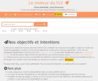 Lemoteurdufle.fr(Le moteur du FLE) Screenshot