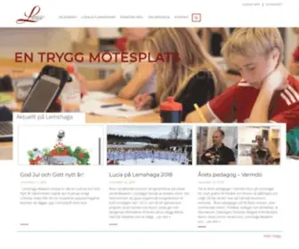 Lemshaga.se(En trygg mötesplats för ett kreativt lärande som förändrar världen) Screenshot