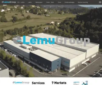 Lemugroup.com(Paper converting machinery) Screenshot