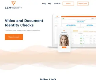 Lemverify.com(Know Your Customer (KYC) Solutions) Screenshot