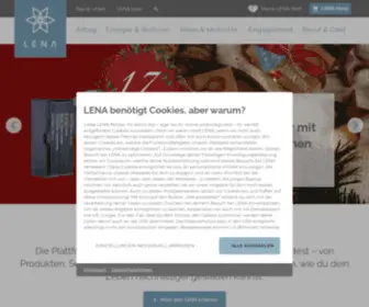 Lena.com(Your domain name) Screenshot