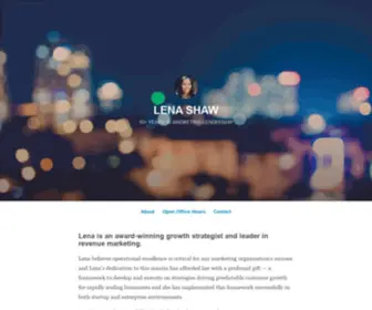Lenacshaw.com(LENA SHAW) Screenshot