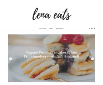 Lenaeats.com(Veganer Foodblog) Screenshot