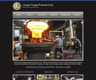 Lenapeforge.com(Lenape Forged Products) Screenshot