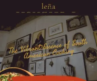 Lenarestaurante.com(Spanish Restaurant) Screenshot