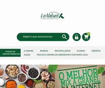 Lenatureprodutosnaturais.com.br(LeNature Produtos Naturais) Screenshot