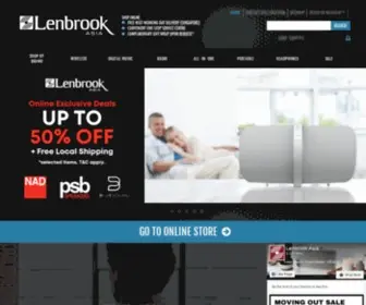 Lenbrook.com.sg(Lenbrook Asia) Screenshot