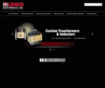 Lenco-Elect.com(Lenco Electronics) Screenshot