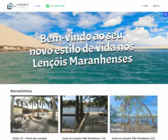 Lencoishouse.com.br(Lençóis House) Screenshot