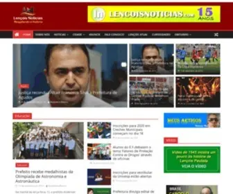 Lencoisnoticias.com(Lençóis) Screenshot