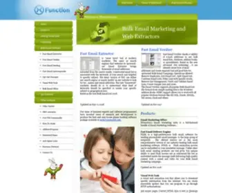 Lencom.com(Bulk Email Marketing Software at Xfunction.com) Screenshot