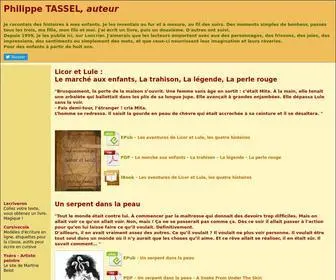 Lencrier.net(Romans de Philippe TASSEL) Screenshot