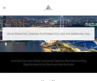 Lendeast.com(Lend East) Screenshot