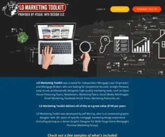 Lenderdesign.com(Mortgage Marketing Designs Membership) Screenshot