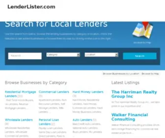 Lenderlister.com(币安网) Screenshot