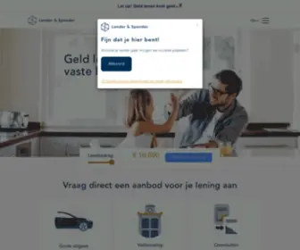 Lenderspender.nl(Geld lenen) Screenshot