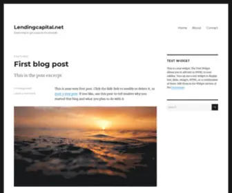 Lendingcapital.blog(Smart way to get a loan in 60 seconds) Screenshot