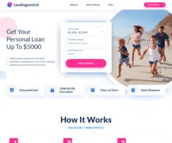 Lendingcentral.co(Get Your Personal Loan Up To $5000) Screenshot