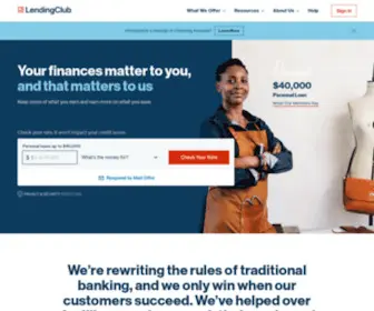 Lendingclub.com(Lending Club) Screenshot