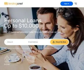 Lendingcred.com(Exclusive Personal Loans Up to $NaN) Screenshot